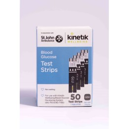 Kinetik Blood Glucose Test Strips Pack of 50