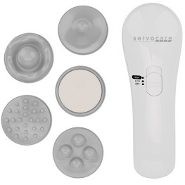 One-Hand Vibrating Body Massager Five Massage Heads 