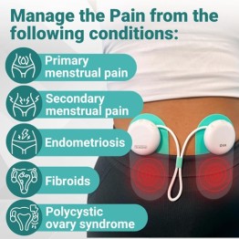 Portable Menstrual Heating Pad with Massage and Heat