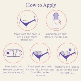 C-Section Hydrogel Cooling Pads Pack of 2